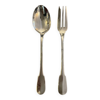 2 serving cutlery. Model Cluny. Christofle