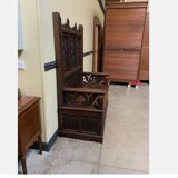 Antique - Impressive Neo-Gothic Chest Bench