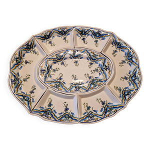 Grand plat présentoir - grecque