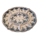 Large display plate with 7 pieces in Greek pottery.