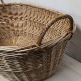 Large vintage wicker basket
