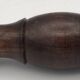 Vintage pepper mill in wood and silver, fisher silversmith 1937, italy