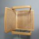 Chaise d'appoint en bois de hêtre et sangles par Olivo Pietro, Italie, années 1970