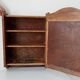 Antique solid oak bathroom cabinet from the early 20th century
