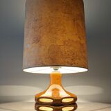 Glazed ceramic lamp from the 60s/70s West Germany
