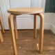 Paire de tabourets IKEA Frosta