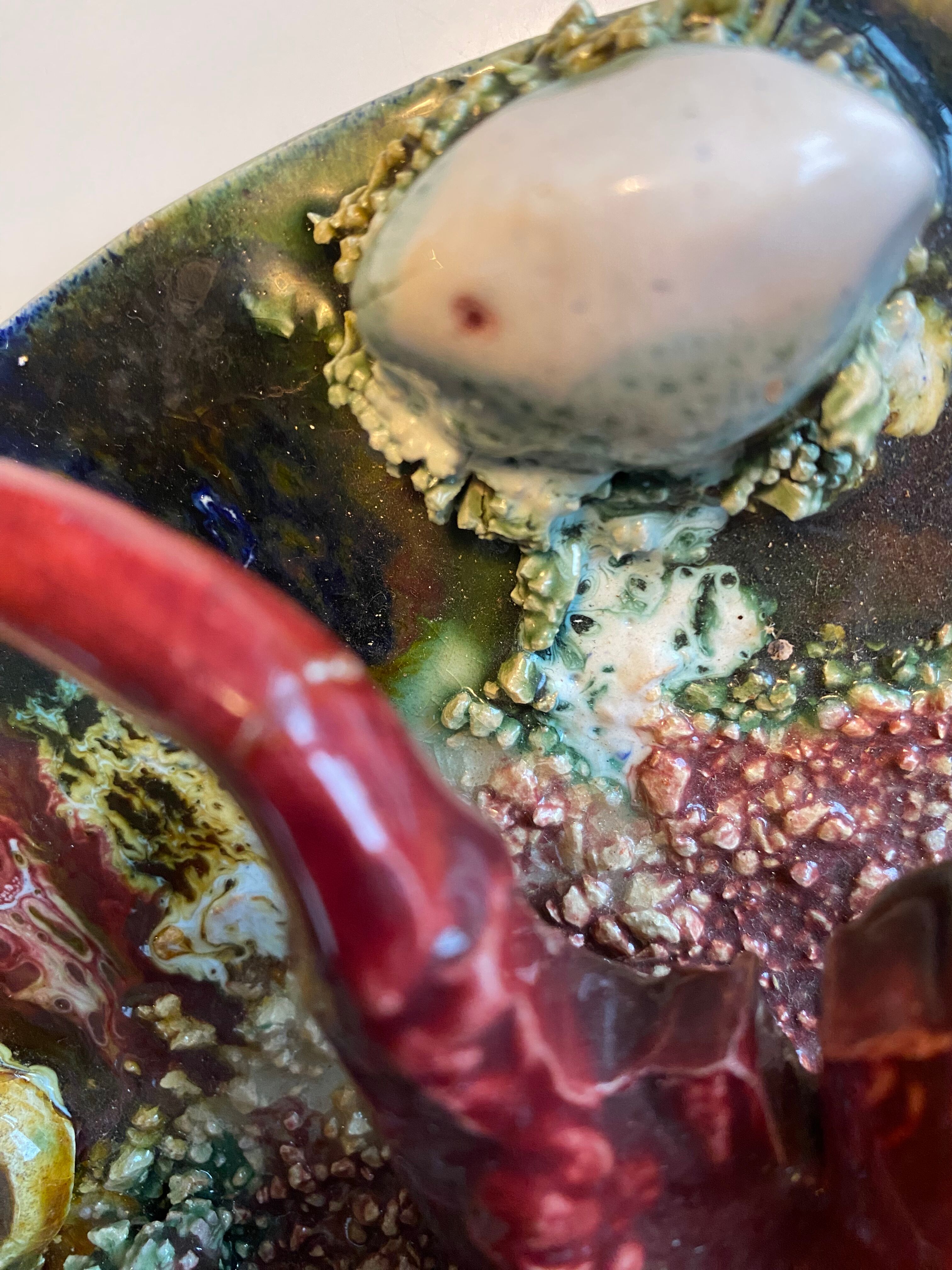 Portuguese Pottery Palissy Ware Plate