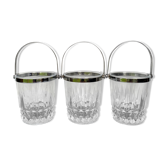 Seaux à glaçons en cristal vintage