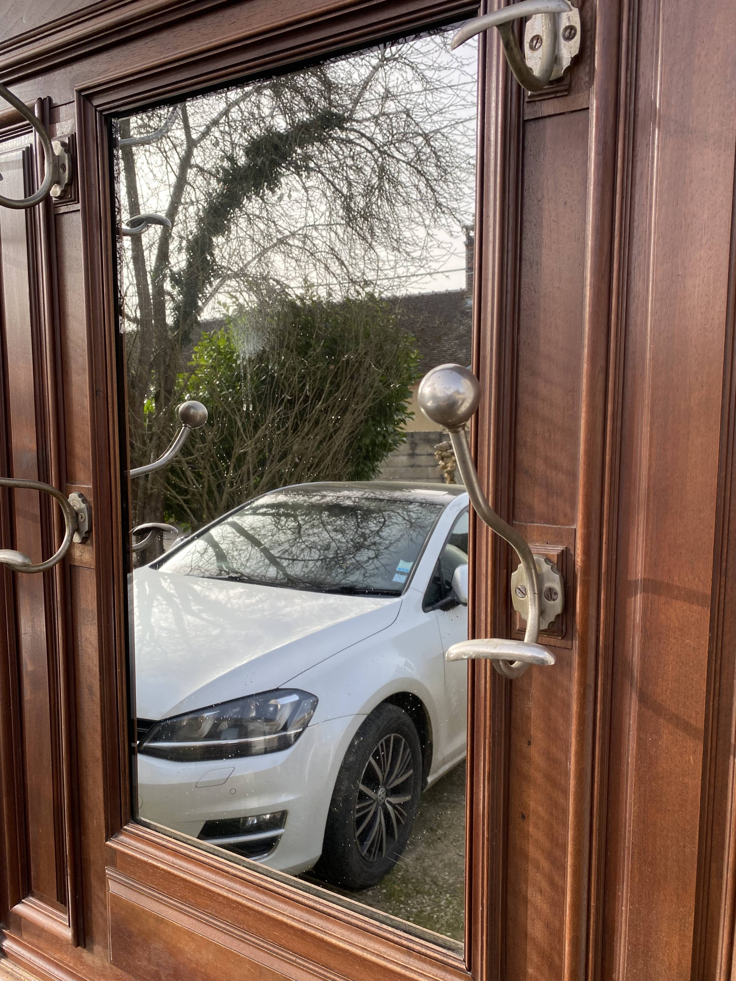 Wall coat rack entrance 218x112cm from the 1920s 1930s