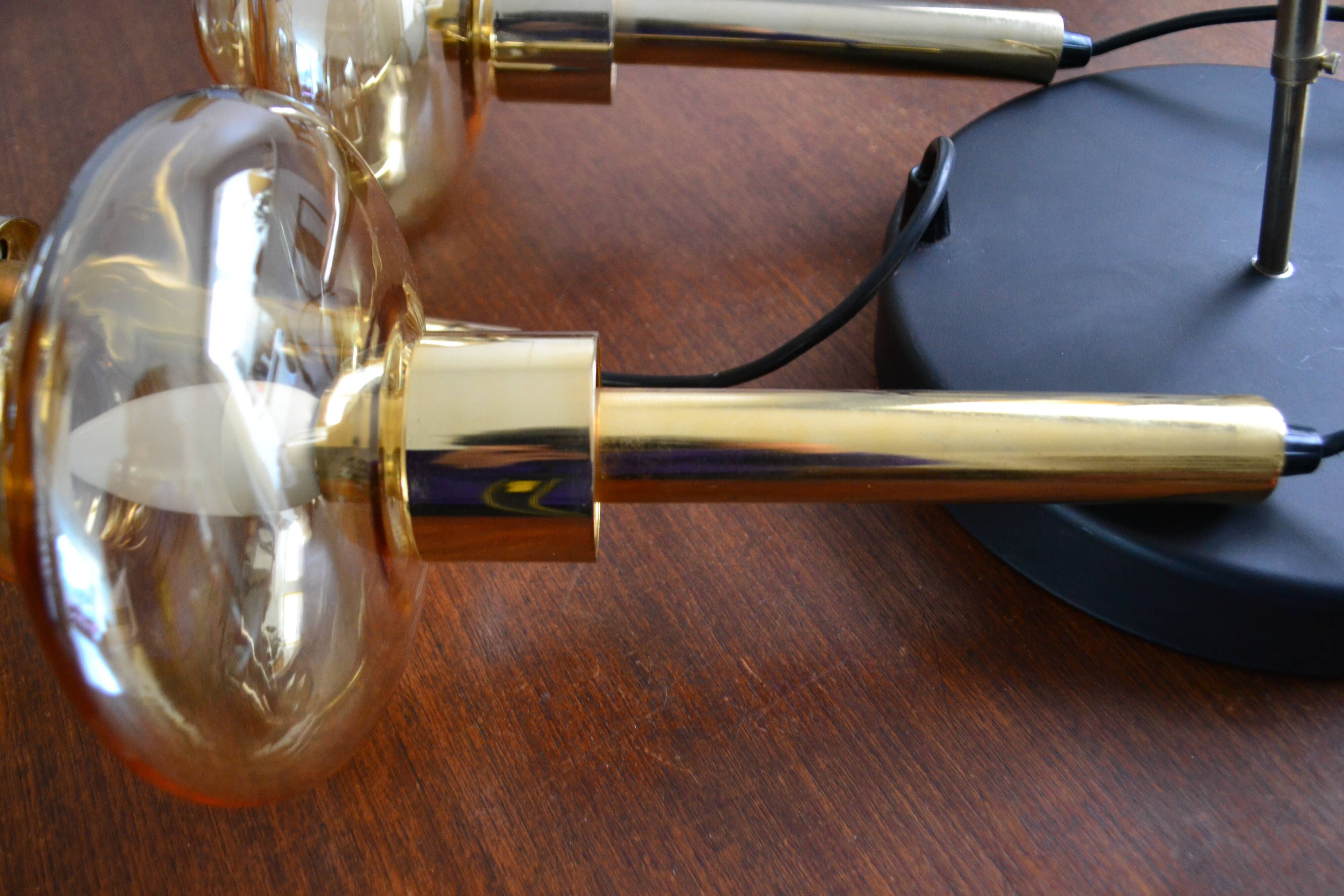 RAAK waterfall chandelier from the 70s with smoked glass