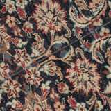 3x12 Persian Navy Blue Runner Rug, 80x378Cm