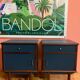 Pair of vintage bedside tables 1960