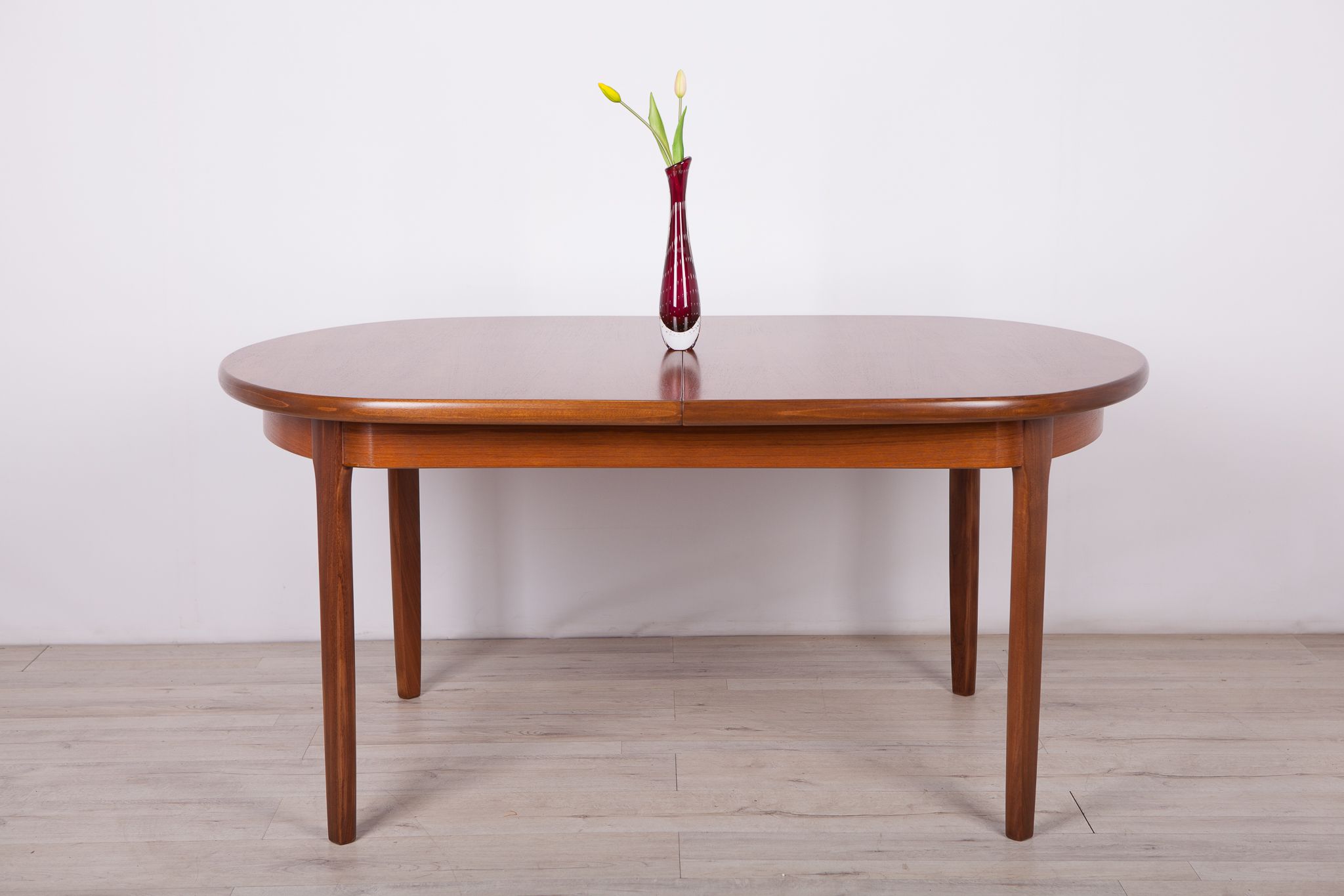 Mid-Century Teak Oval Dining Table from Elliots of Newbury, 1960s
