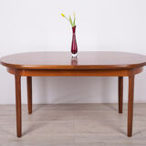 Table à manger ovale en teck du milieu du siècle d’Elliots of Newbury, années 1960