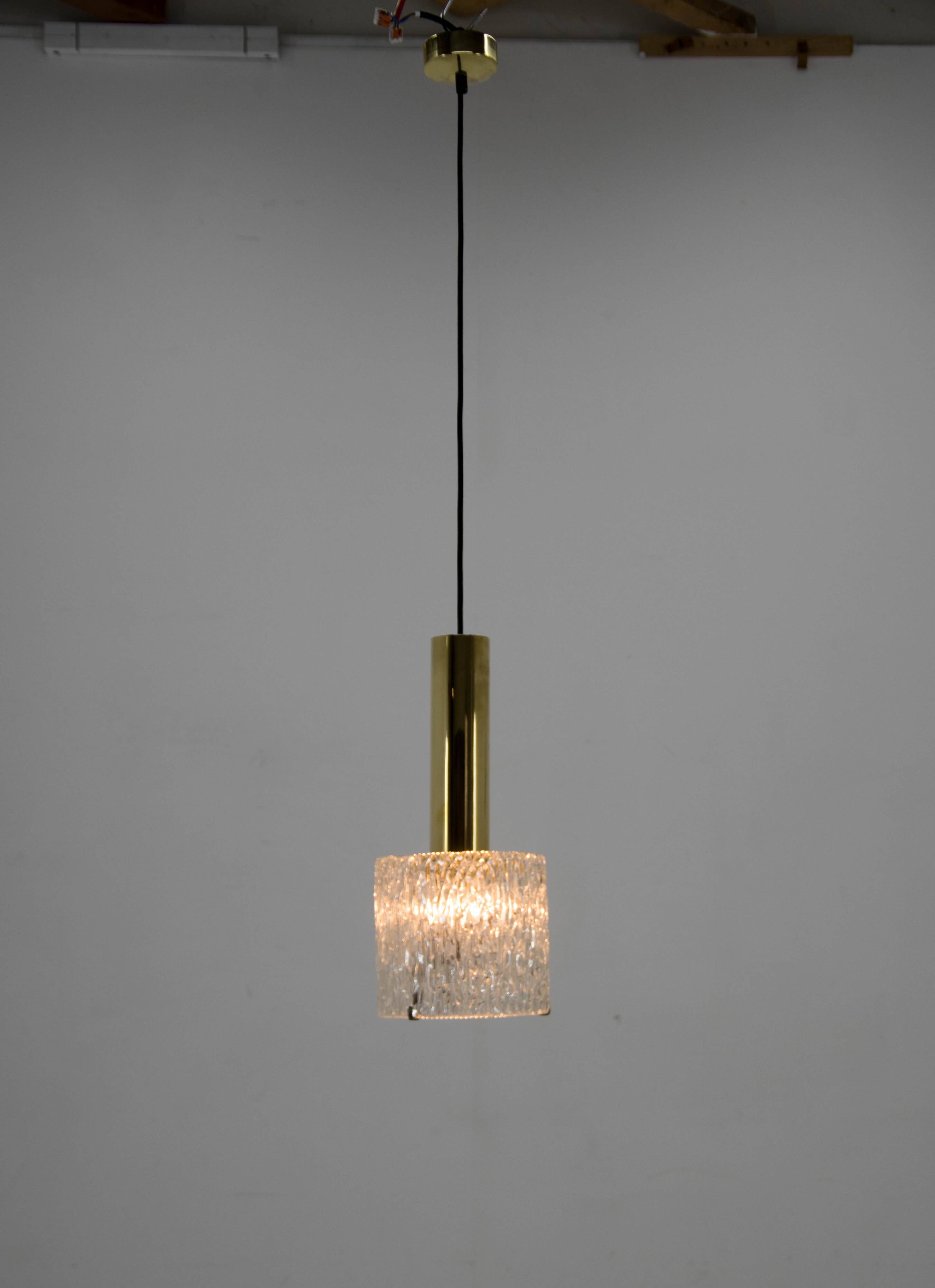 Set of pendant and two wall lights by fagerlund, 1950s