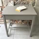 Old renovated ash gray lectern