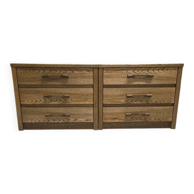 Enfilade, commode basse modulable 1970