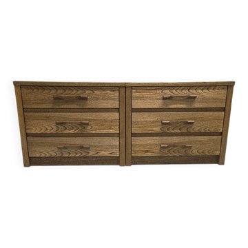 Enfilade, commode basse modulable 1970