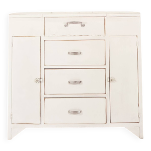 Buffet en bois peint - blanc