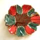 Colorful Vallauris ceramic dish