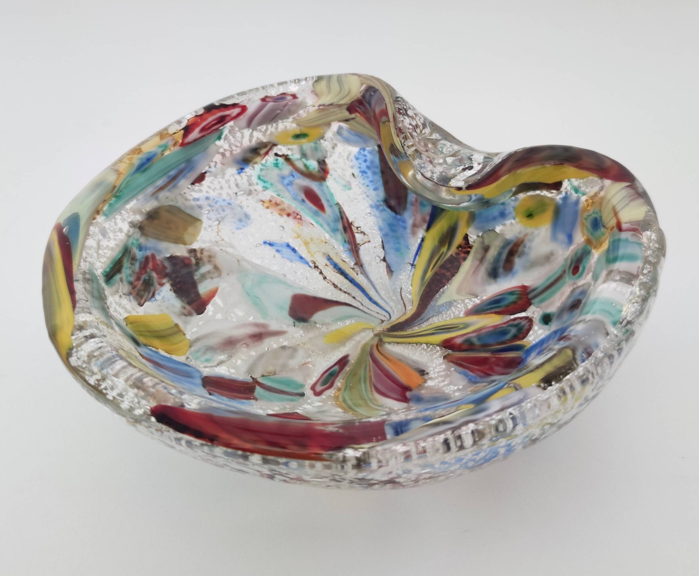Murano Glass Ashtray / Vide-Poche by Giulio Radi for Avem