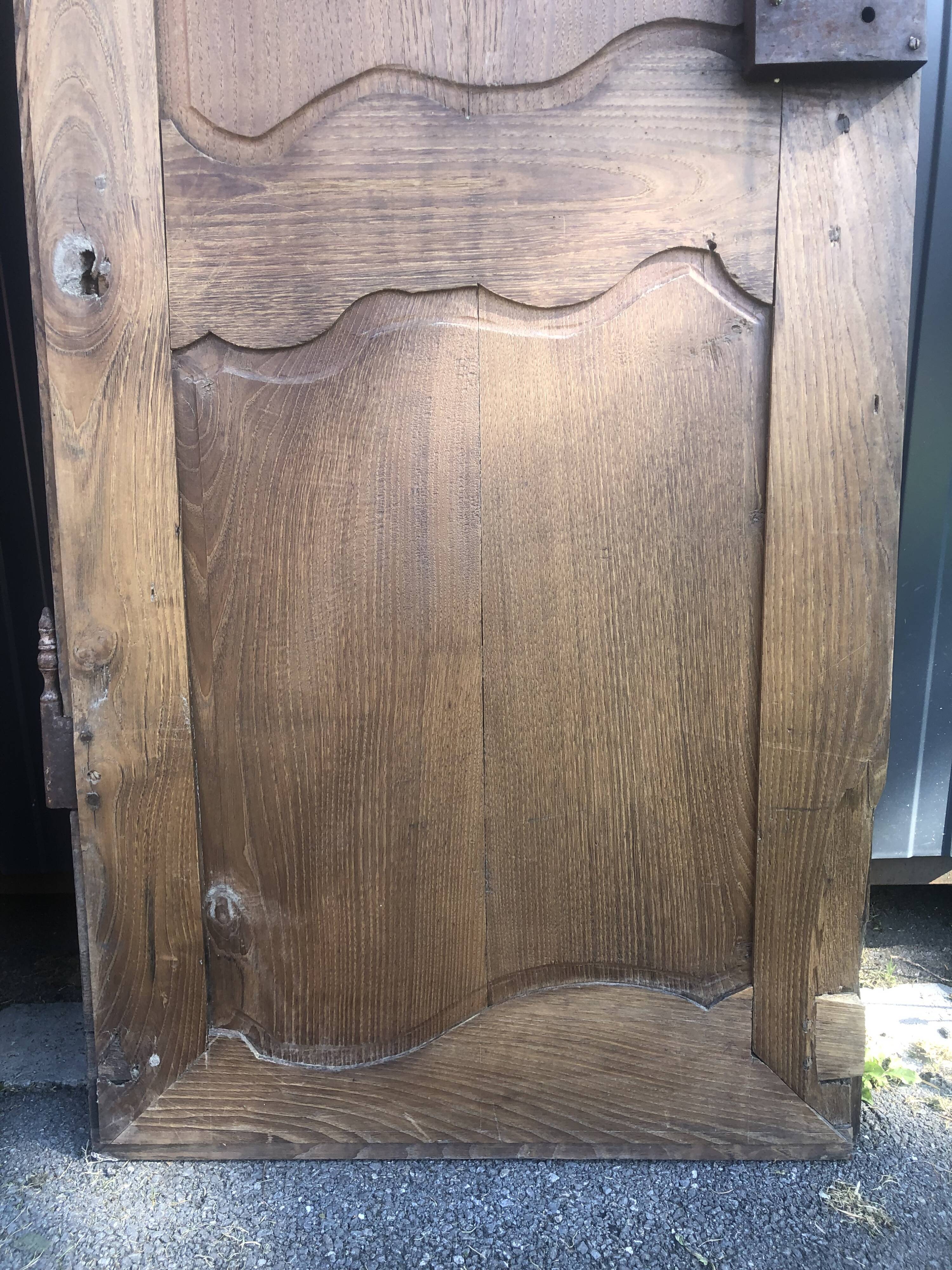 Antique oak doors