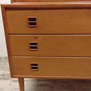 Scandinavian bookcase, chest of drawers