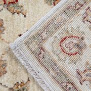 Traditional Runner Rug Handknotted Carpet Cream Area Gray Afghan Rug Home D