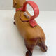Dachshund zoomorphic teapot - Japanese glazed ceramic
