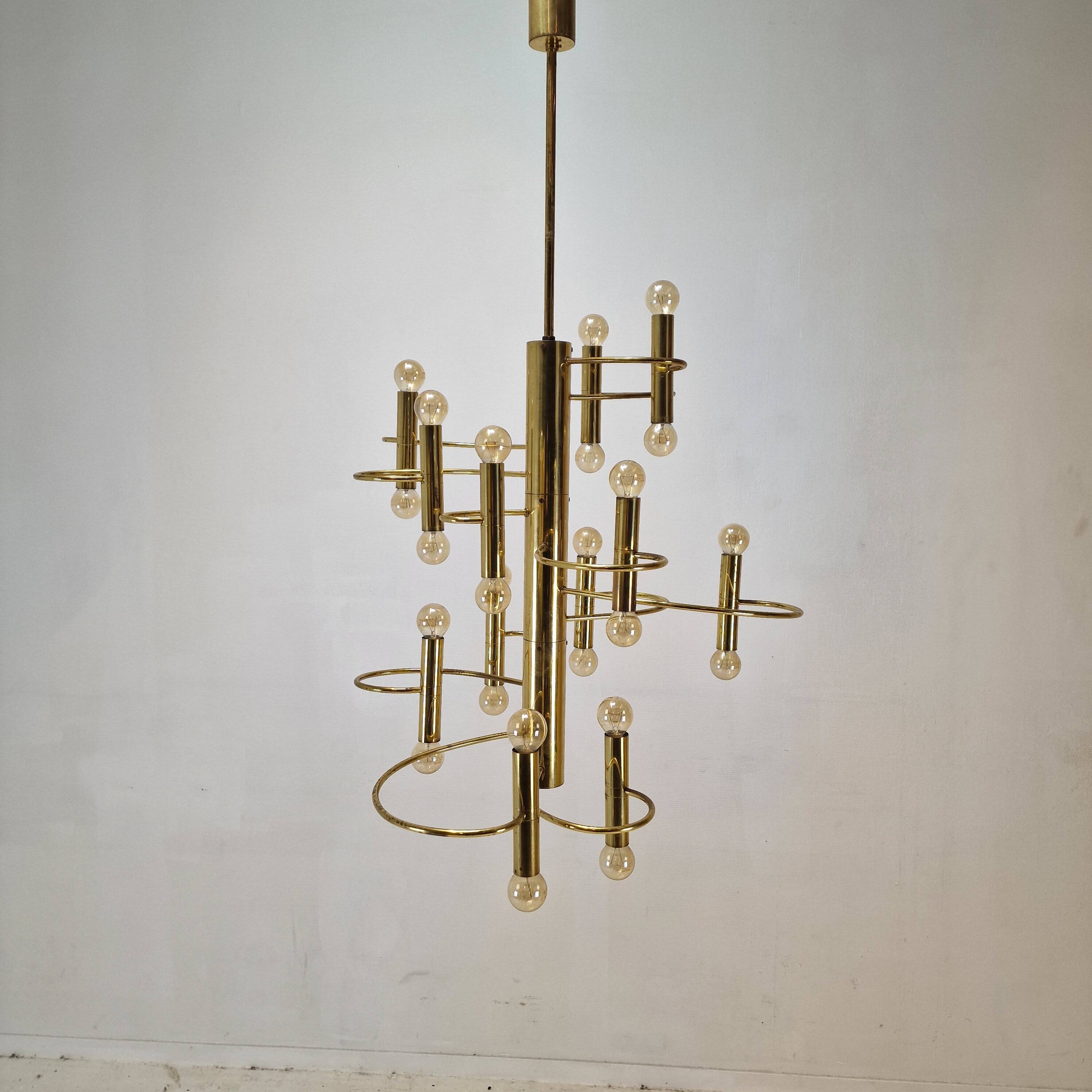 Candlestick Designed by Gaetano Sciolari, 1970's