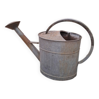 Old zinc watering can