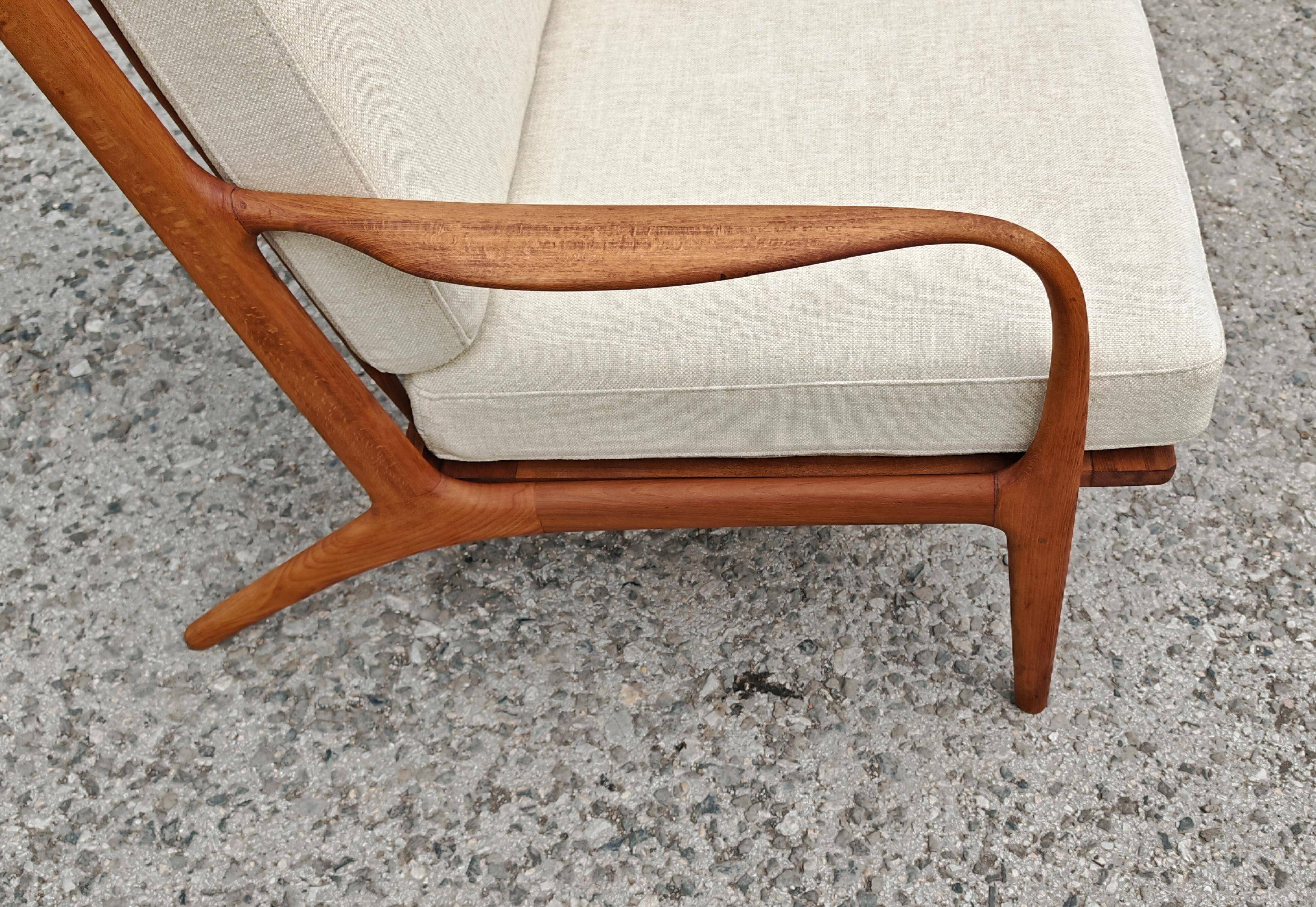Pair of Mid Century Modern armchairs Adrian Pearsall model 2315-C 1960s
