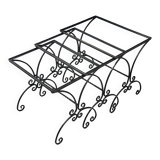 Set of 3 metal nesting tables 20th century