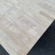Table de ferme extensible à volets rénovée en bois massif 140-200cm