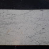 Coffee table marble and gilded metal