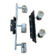 Spotlight island fixture set – wall light with 2 spots + bar with 3 spots