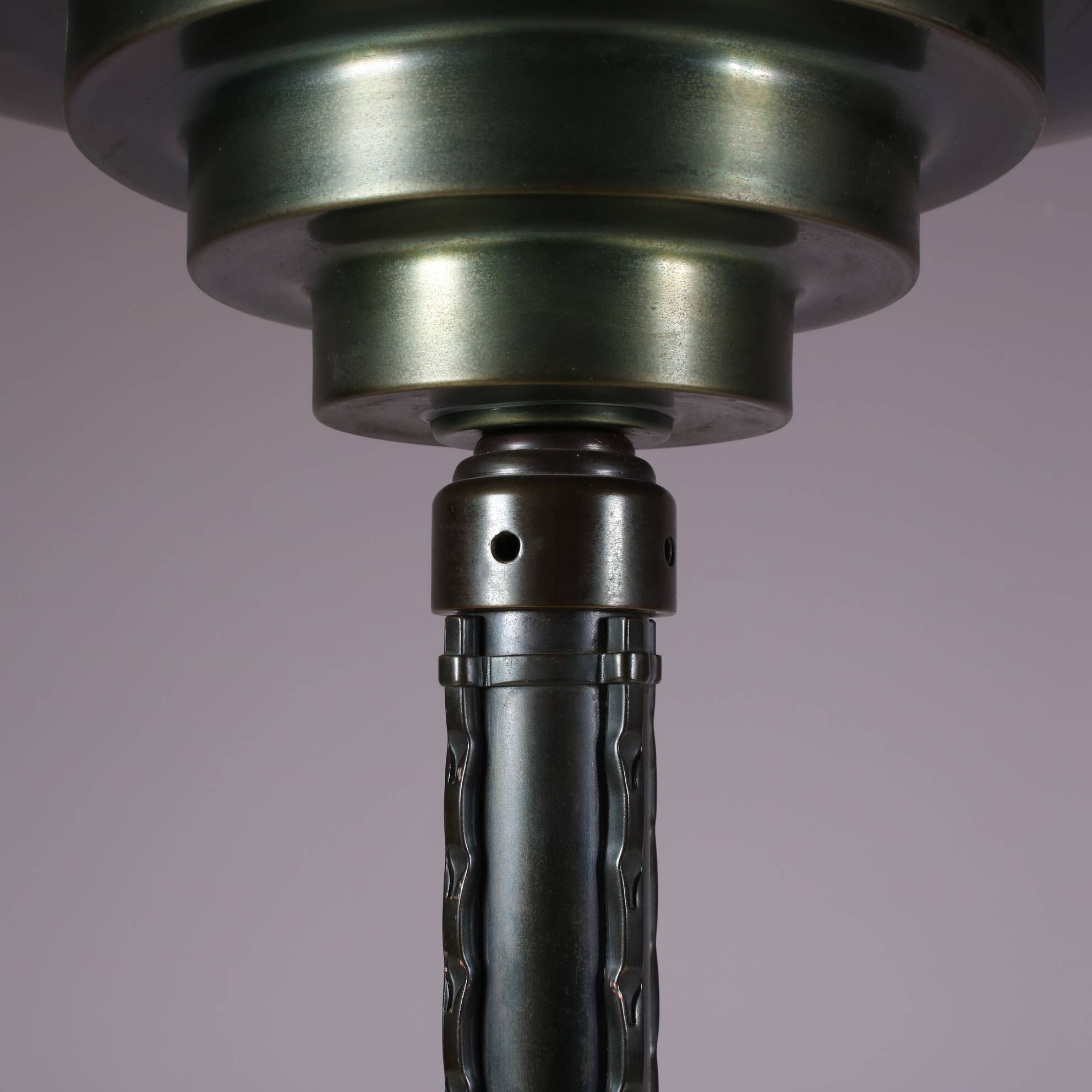 1930s Uplighter floor lamp in Amsterdamse School style, Netherlands