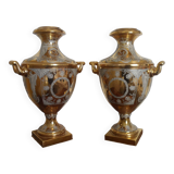 large pair of Medici vases