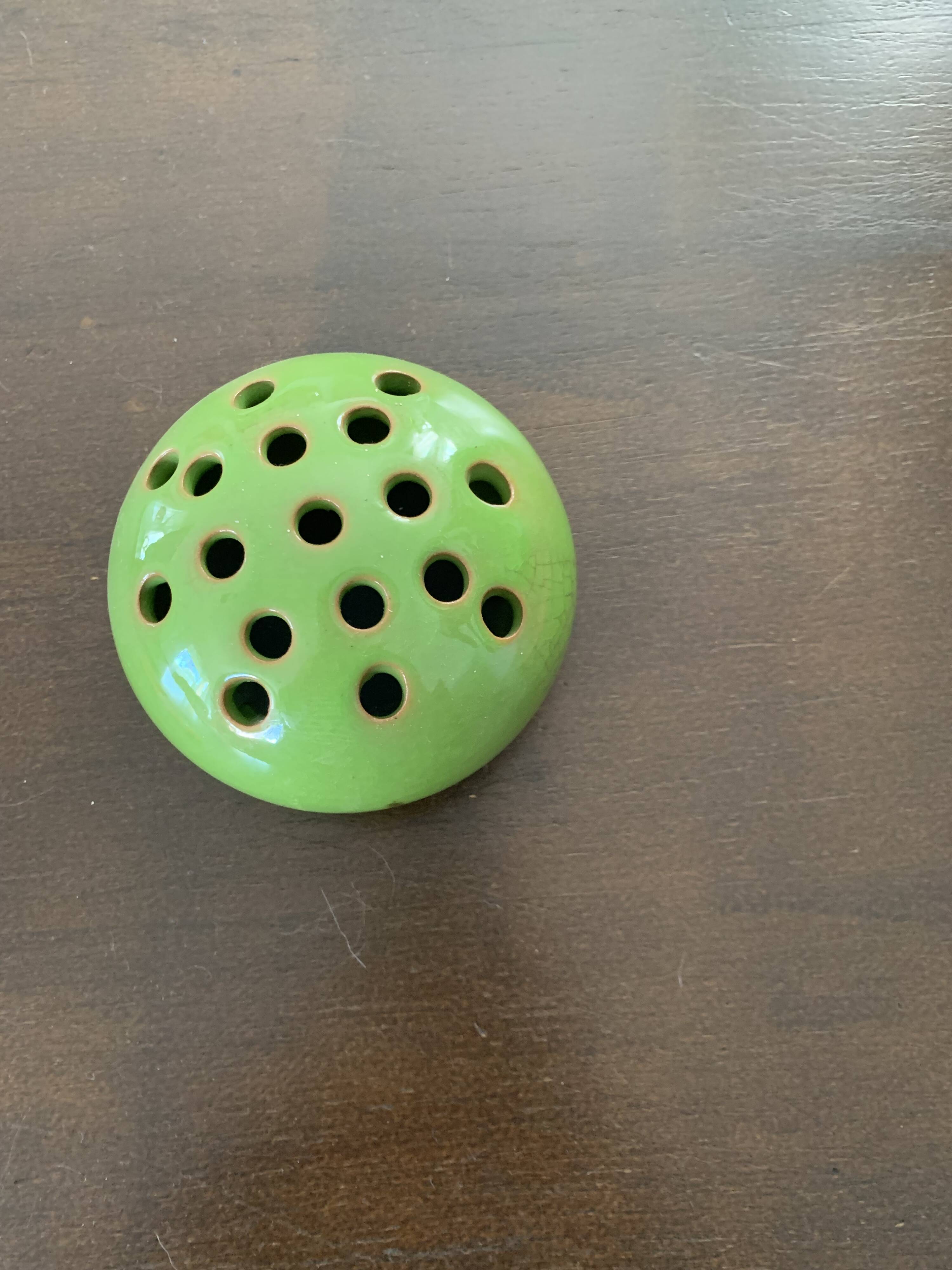 Flower pick candle holder