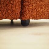 Orange armchair, Italian design, 1970s, production: Italy