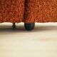 Orange armchair, Italian design, 1970s, production: Italy