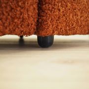 Orange armchair, Italian design, 1970s, production: Italy