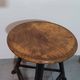 Tabouret métal & bois dans le style de Rowac années 1950/60. industriel