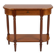 Table console demie lune en merisier massif