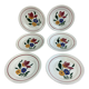 6Digoin Sarreguemines dessert plates