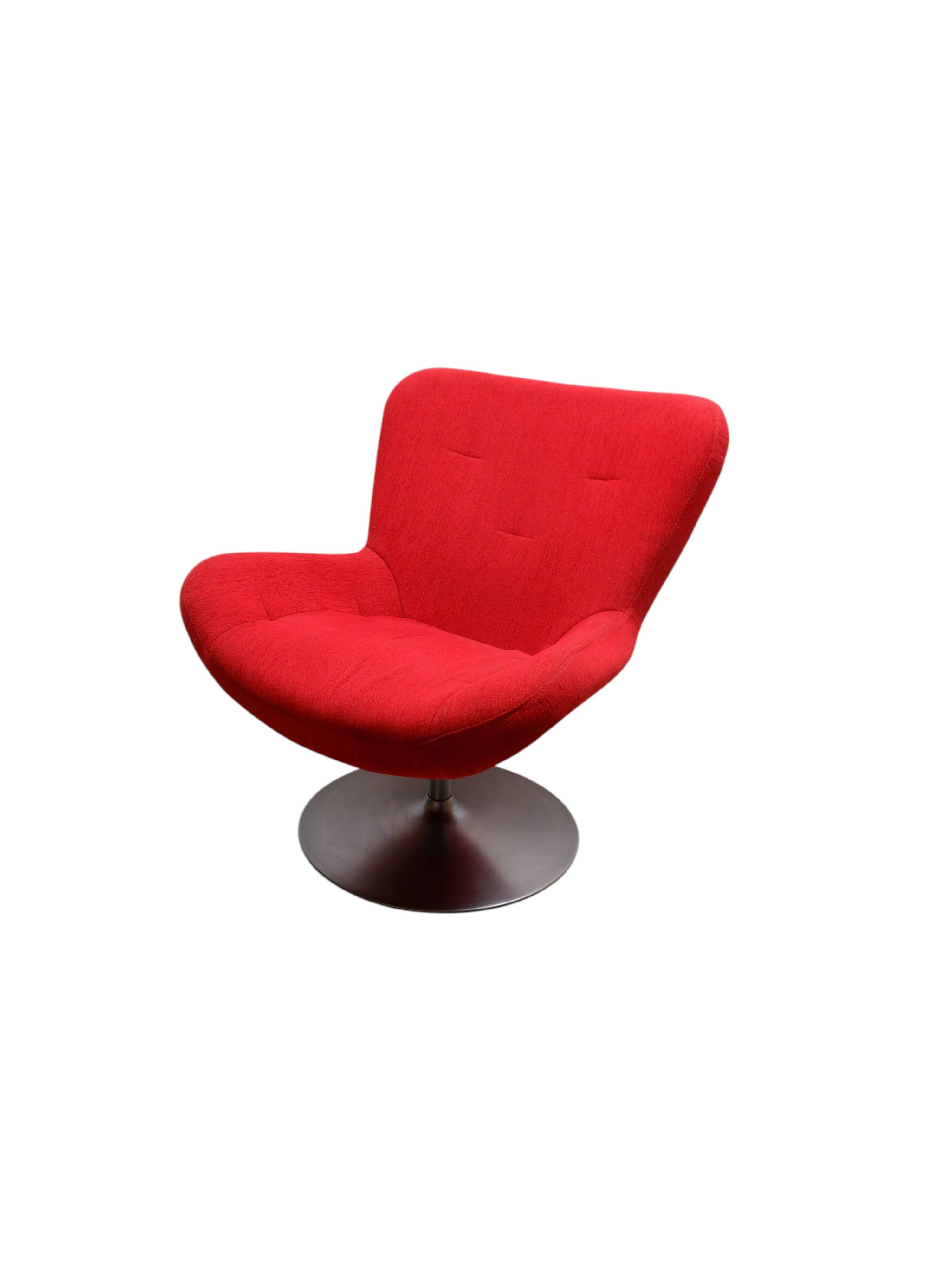 Danish swivel chair by Hjort Knudsen