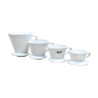 Coffee filter Melitta 100, 101, 102 and 103, white