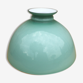 Green opaline lampshade