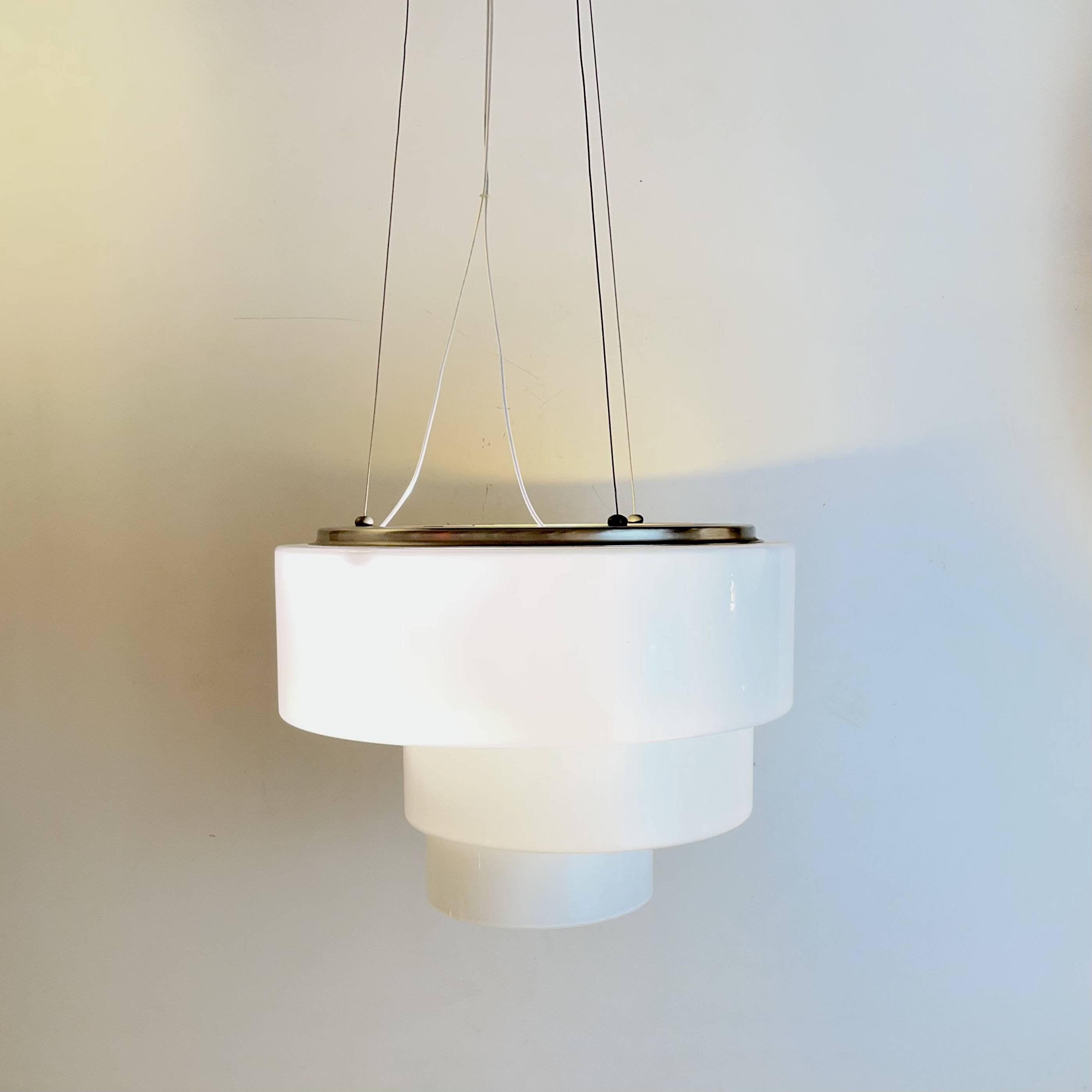 Loop, suspension Murano par Toso & Massari pour Leucos, années 2010