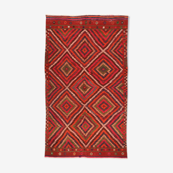 Tapis kilim anatolien fait à la main 270 cm x 153 cm